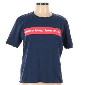 Blue "More Love, Love More" Urban Outfitters Tee